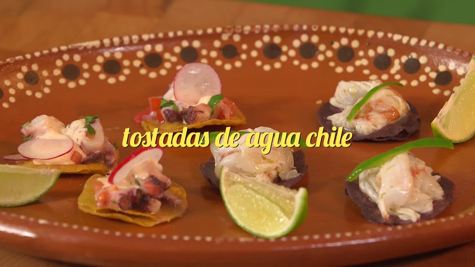 Tostadas de agua chile - Tostadas de polpo - Video Gambero Rosso TV